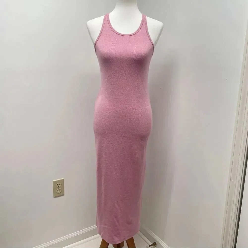 Allbirds Ribbed Tank Dress, women’s size small, lavender baby pink sustainable